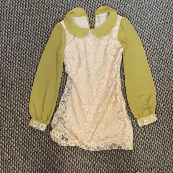 ModCloth Retro '60s Style Floral Lace Shift Dress - Picture 1 of 1